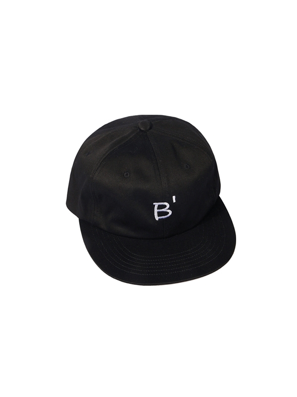 Twill &quot; B&#039; &quot; logo Baseball cap (BLACK)