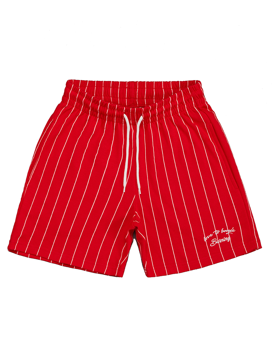 [30% OFF]Dizzee Striped Short Pants (Red)
