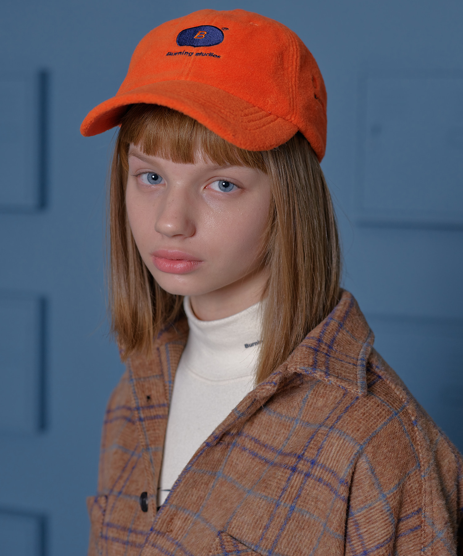 Fleece Ball Cap (Orange)